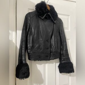Patrizia Pepe Italian shearling